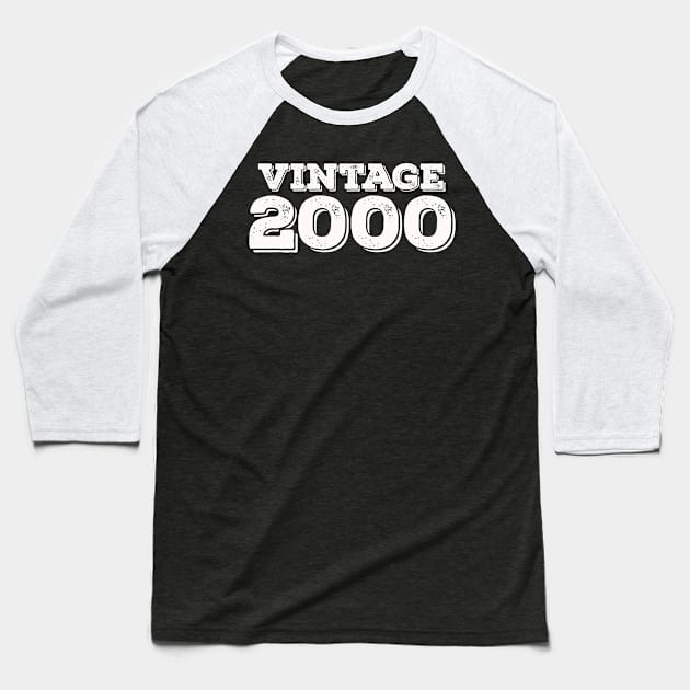 Vintage 2000 Baseball T-Shirt by LittleBoxOfLyrics